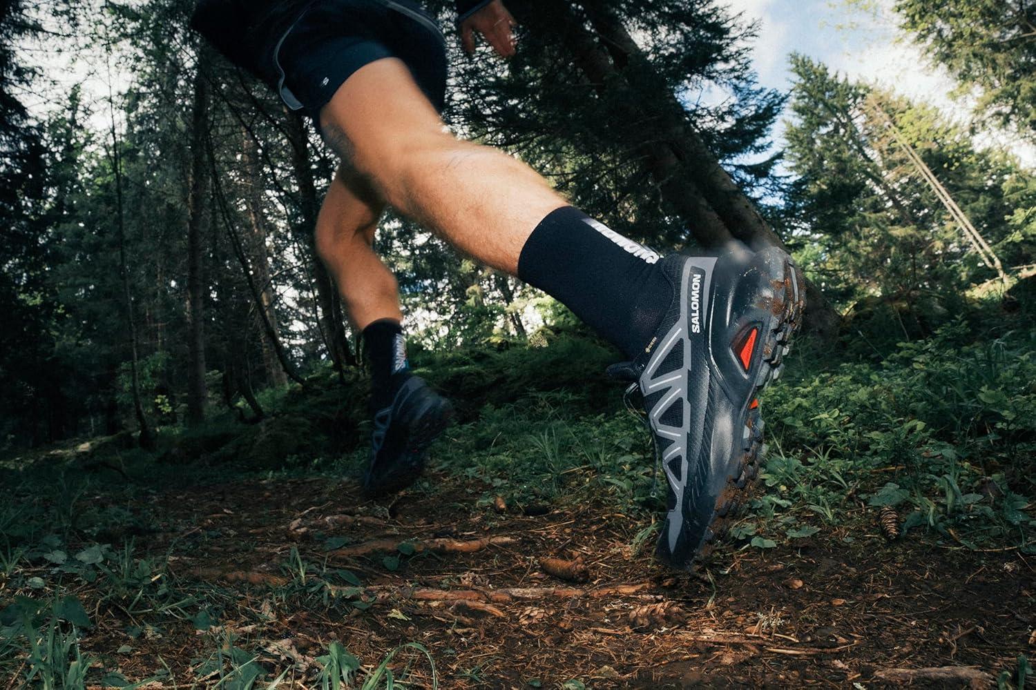 image:imageSalomon Mens Speedcross Peak GoreTex Trail Running Shoe Waterproof AllTerrain Performance for Hiking amp Long Trail SessionsBlackBlackAsphalt