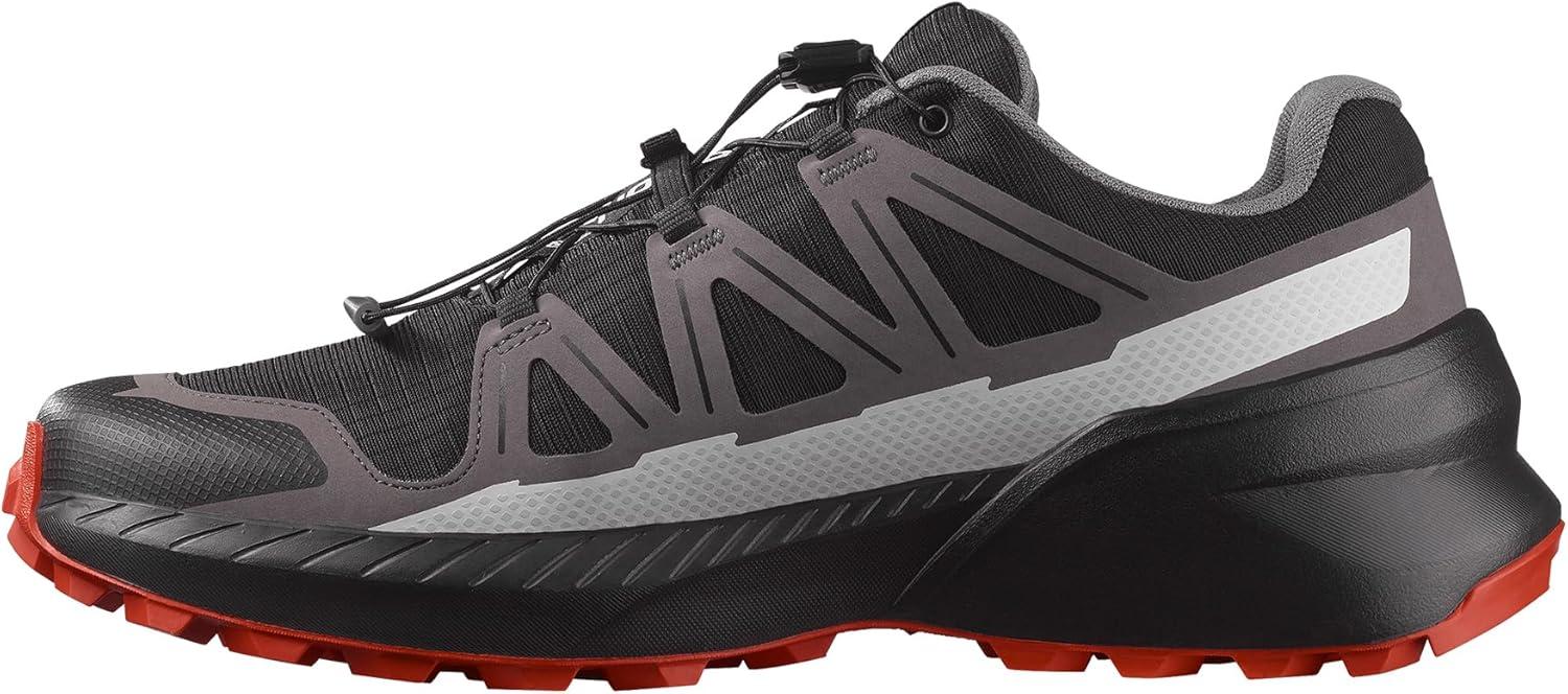 image:imageSalomon Mens Speedcross Peak GoreTex Trail Running Shoe Waterproof AllTerrain Performance for Hiking amp Long Trail SessionsBlackCastlerockCherry Tomato