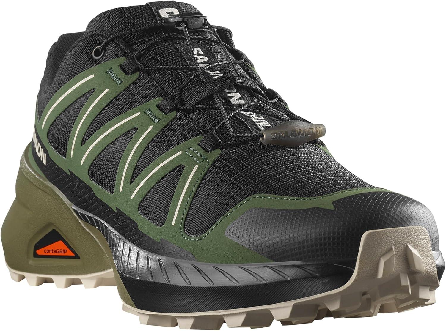 image:imageSalomon Mens Speedcross Peak Trail Running ShoesBlackBlack ForestRainy Day