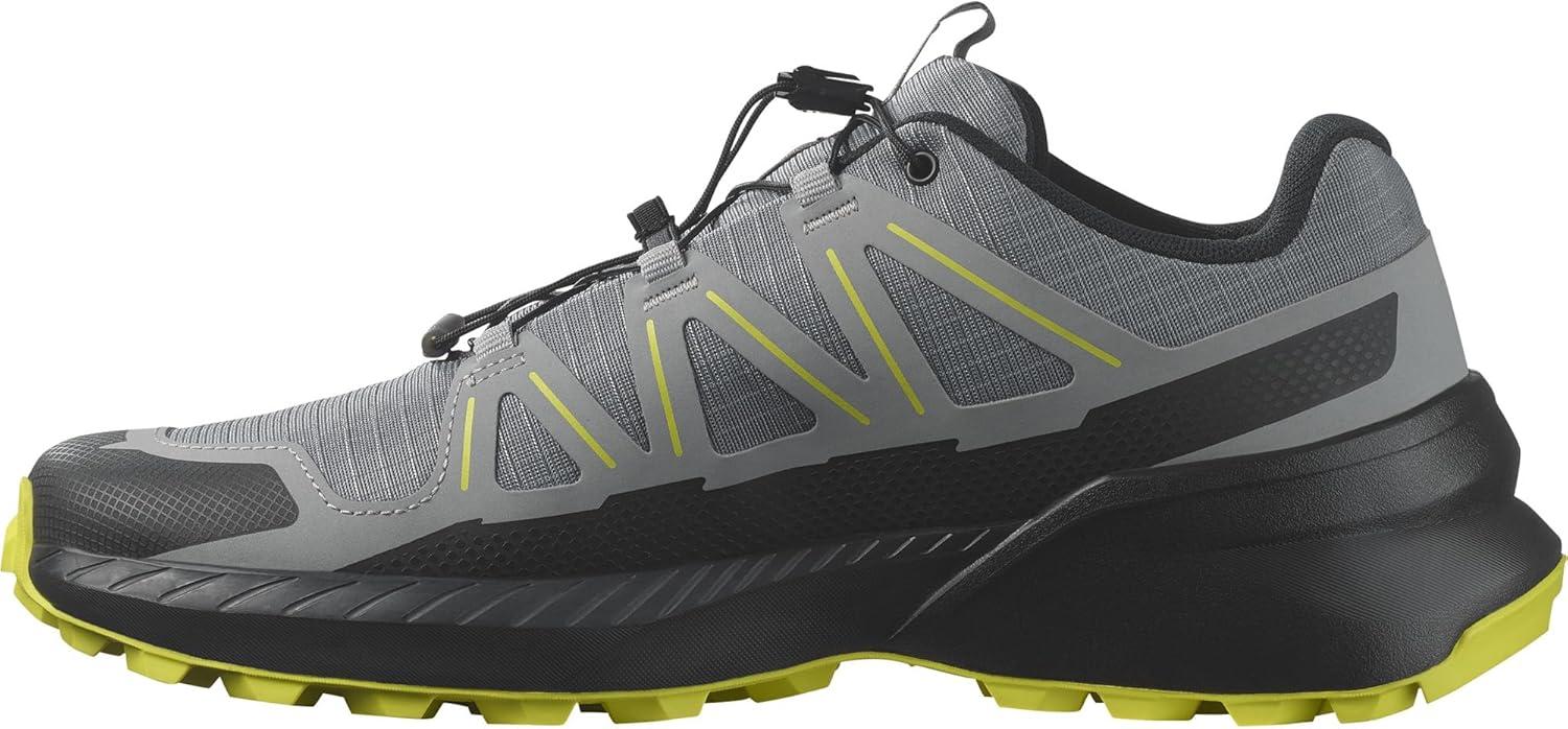 image:imageSalomon Mens Speedcross Peak Trail Running ShoesQuiet ShadeBlackSulphur Spring