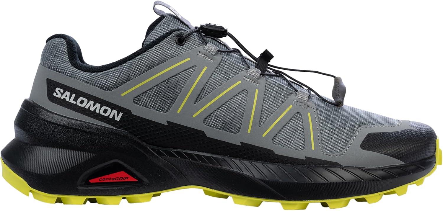 image:imageSalomon Mens Speedcross Peak Trail Running ShoesQuiet ShadeBlackSulphur Spring