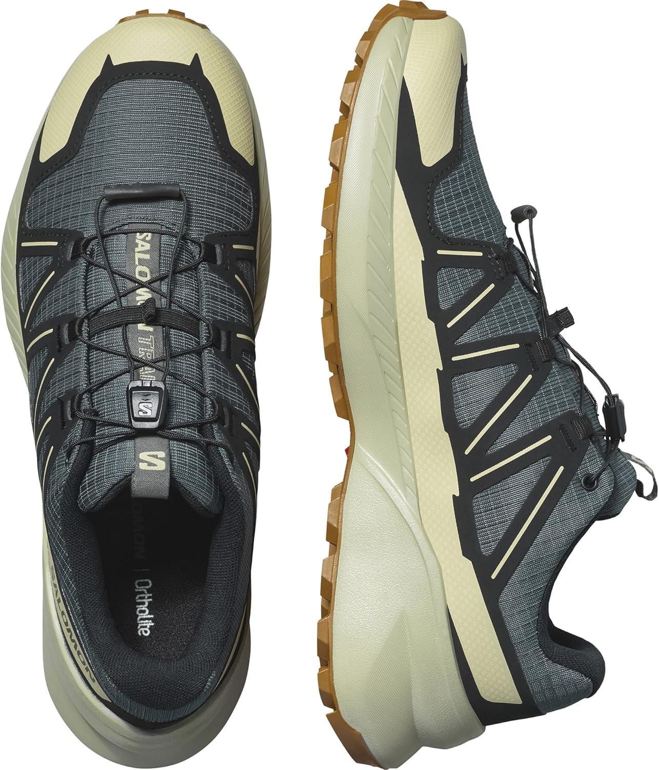 image:imageSalomon Mens Speedcross Peak Trail Running ShoesUrban ChicBlackAlfalfa