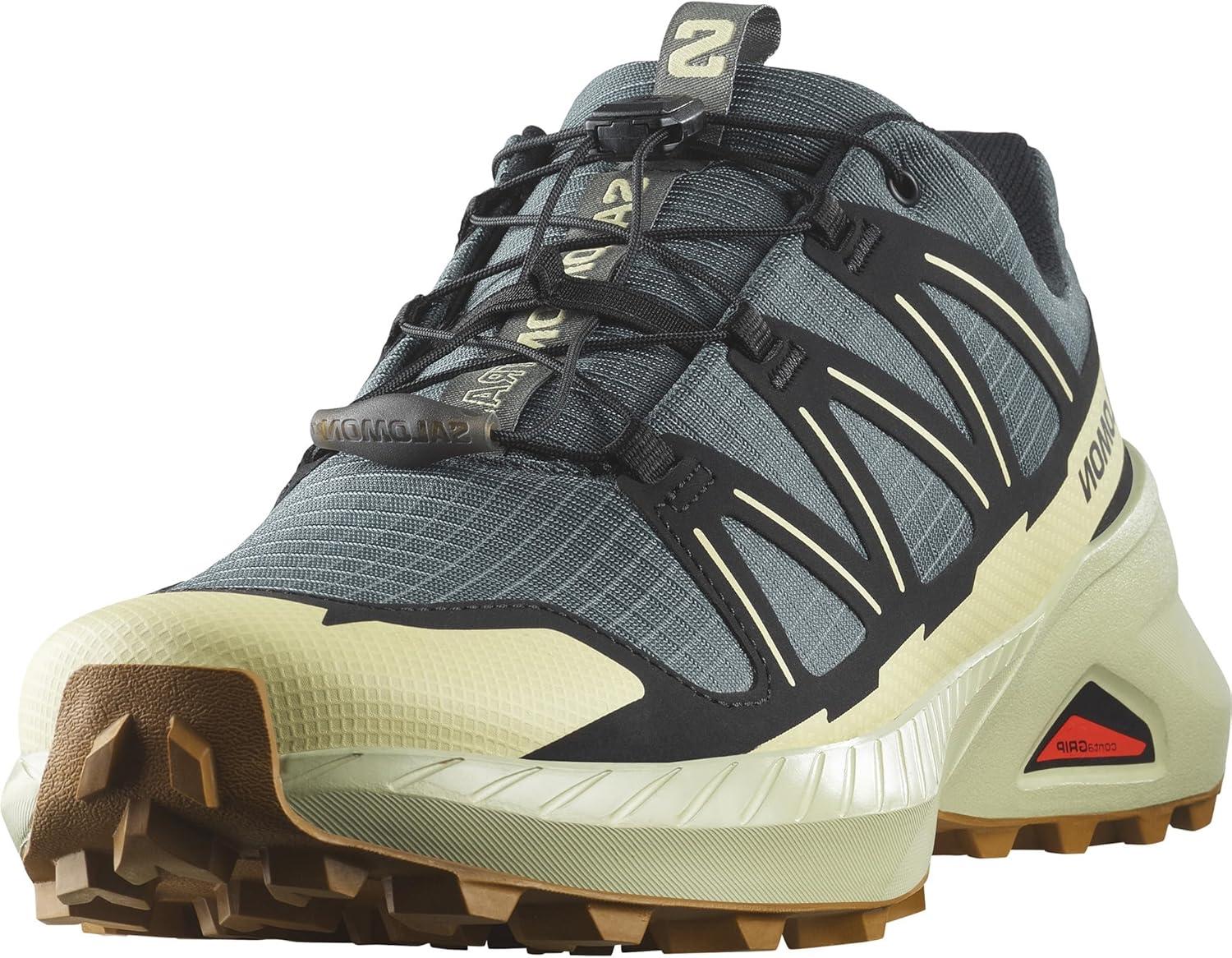 image:imageSalomon Mens Speedcross Peak Trail Running ShoesUrban ChicBlackAlfalfa