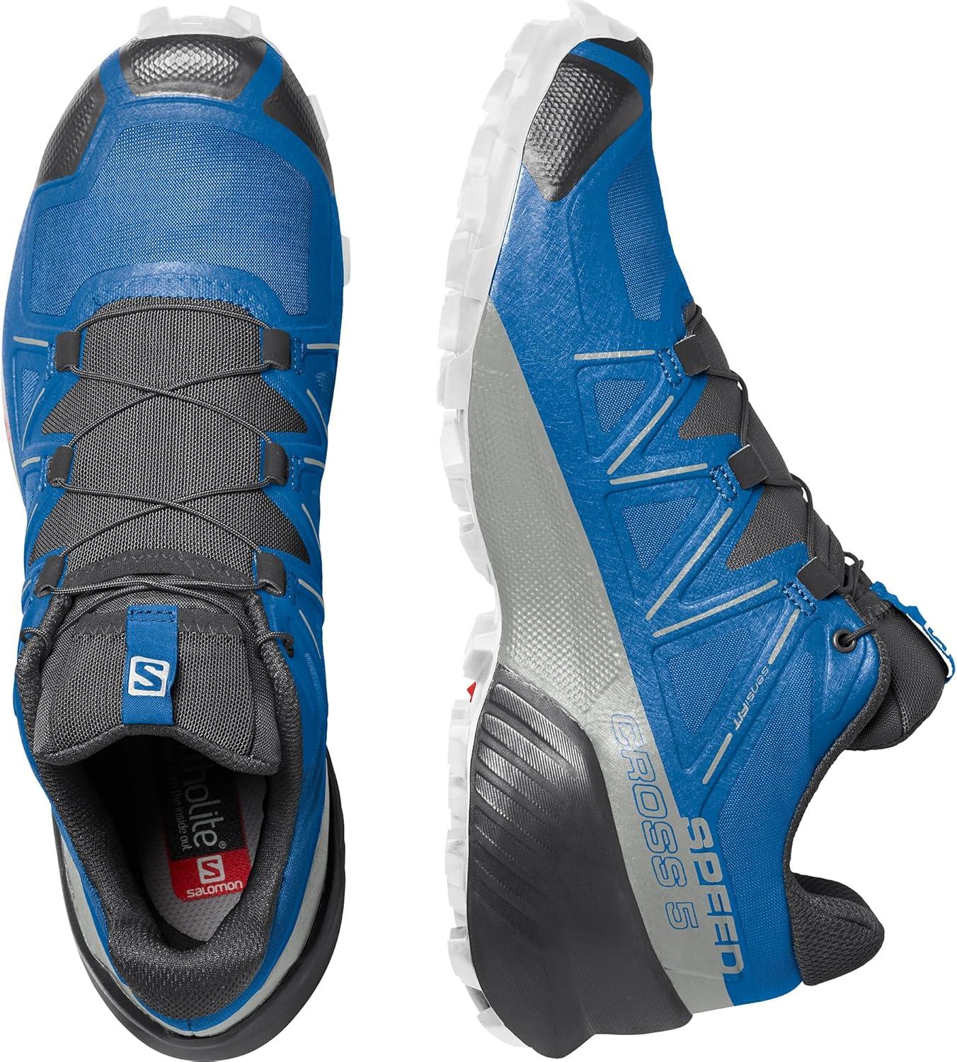 image:imageSalomon Mens Speedcross Trail Running ShoesSkydiverBlackWhite