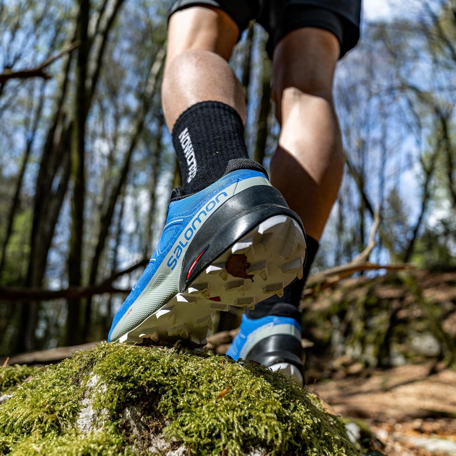 image:imageSalomon Mens Speedcross Trail Running ShoesSkydiverBlackWhite