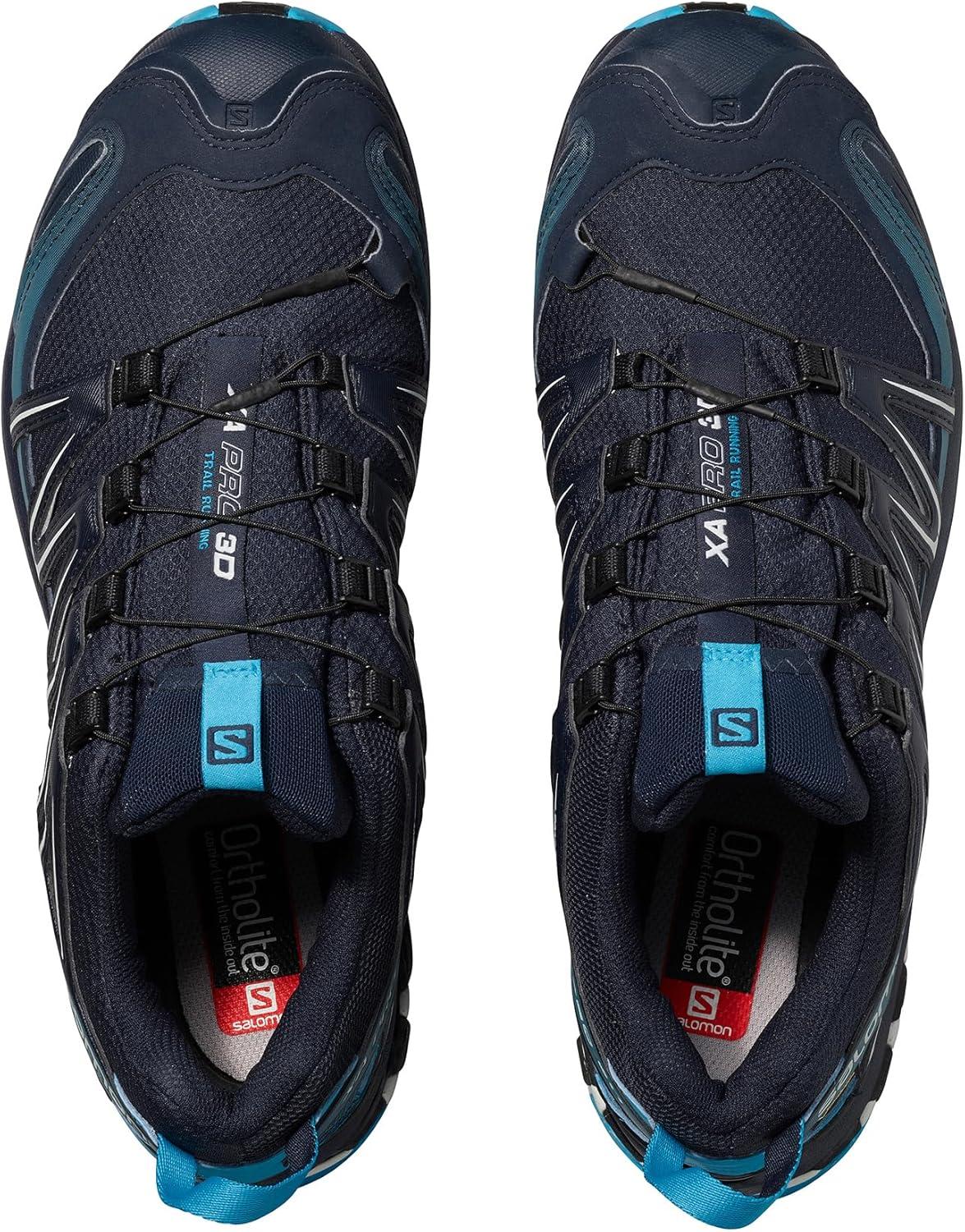image:imageSalomon Mens XA PRO 3D GoreTex Waterproof Trail Running ShoesNavy BlazerHawaiian OceanDawn Blue