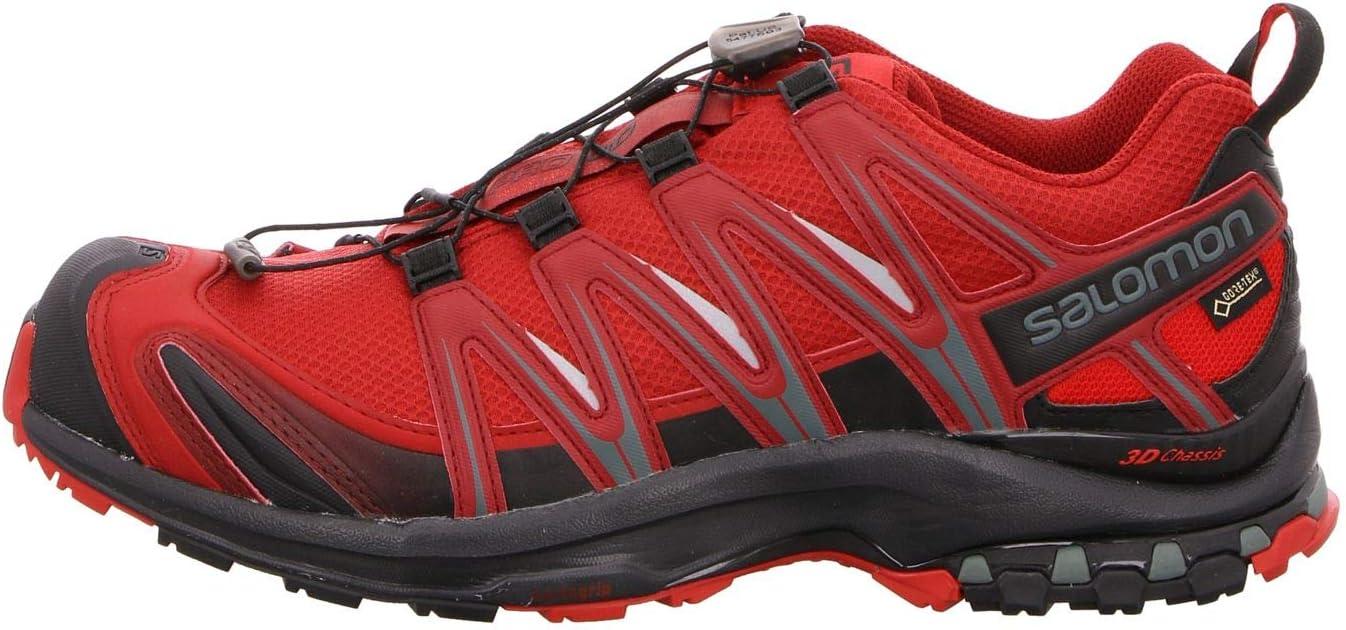 image:imageSalomon Mens XA PRO 3D GoreTex Waterproof Trail Running ShoesRed Red Dahlia Black Barbados Cherry