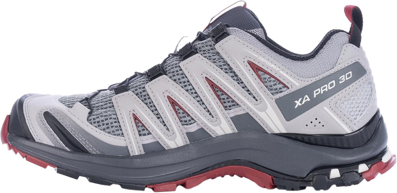 image:imageSalomon Mens XA PRO 3D Trail Running Shoes for MenMonumentEbonyRed Dahlia