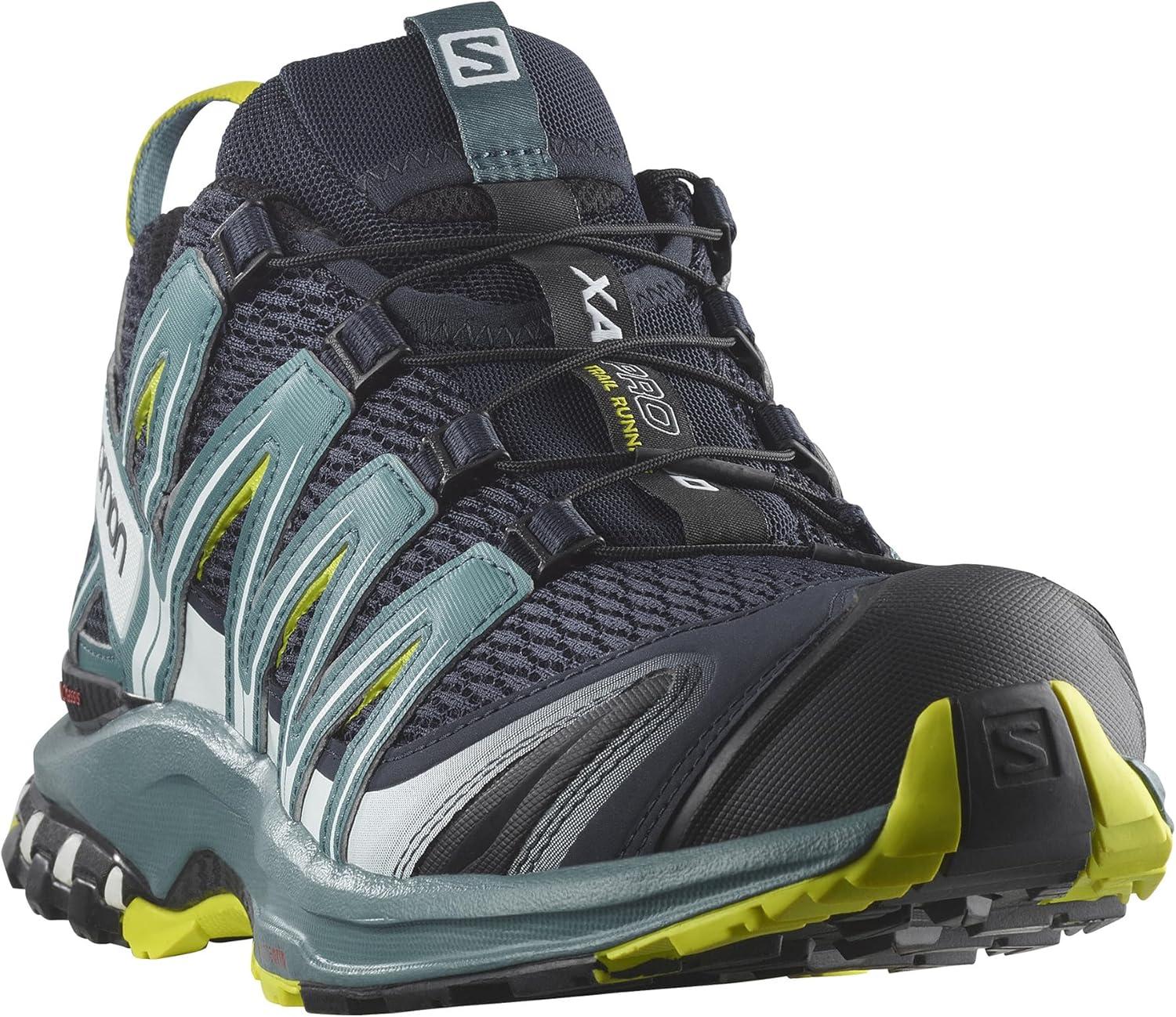 image:imageSalomon Mens XA PRO 3D Trail Running Shoes for MenNavy BlazerHydroEvening Primrose