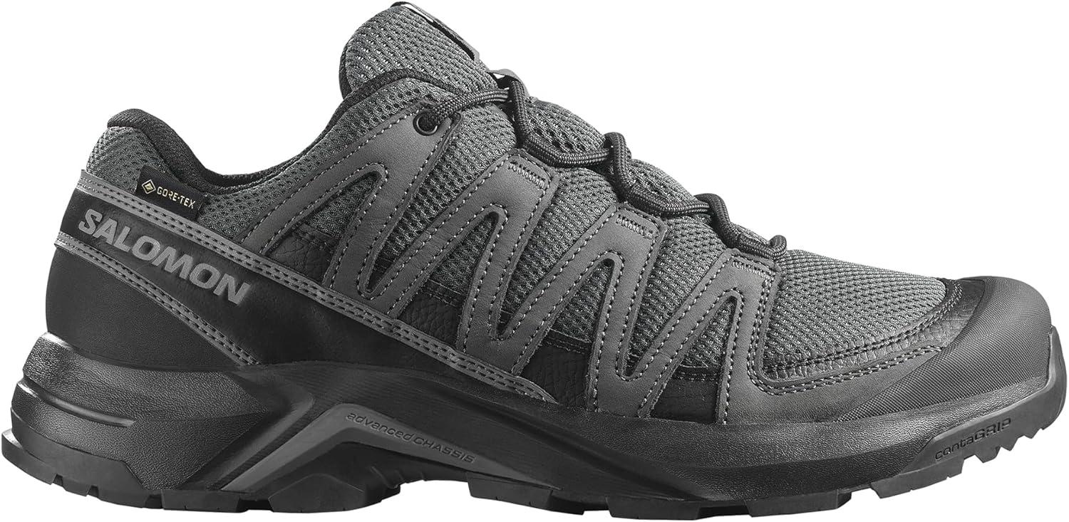 image:imageSalomon Mens XAdventure Recon GoreTex Hiking Shoe Waterproof Traction and Support for Fast Hikes amp Mixed TerrainAsphaltCastlerockBlack