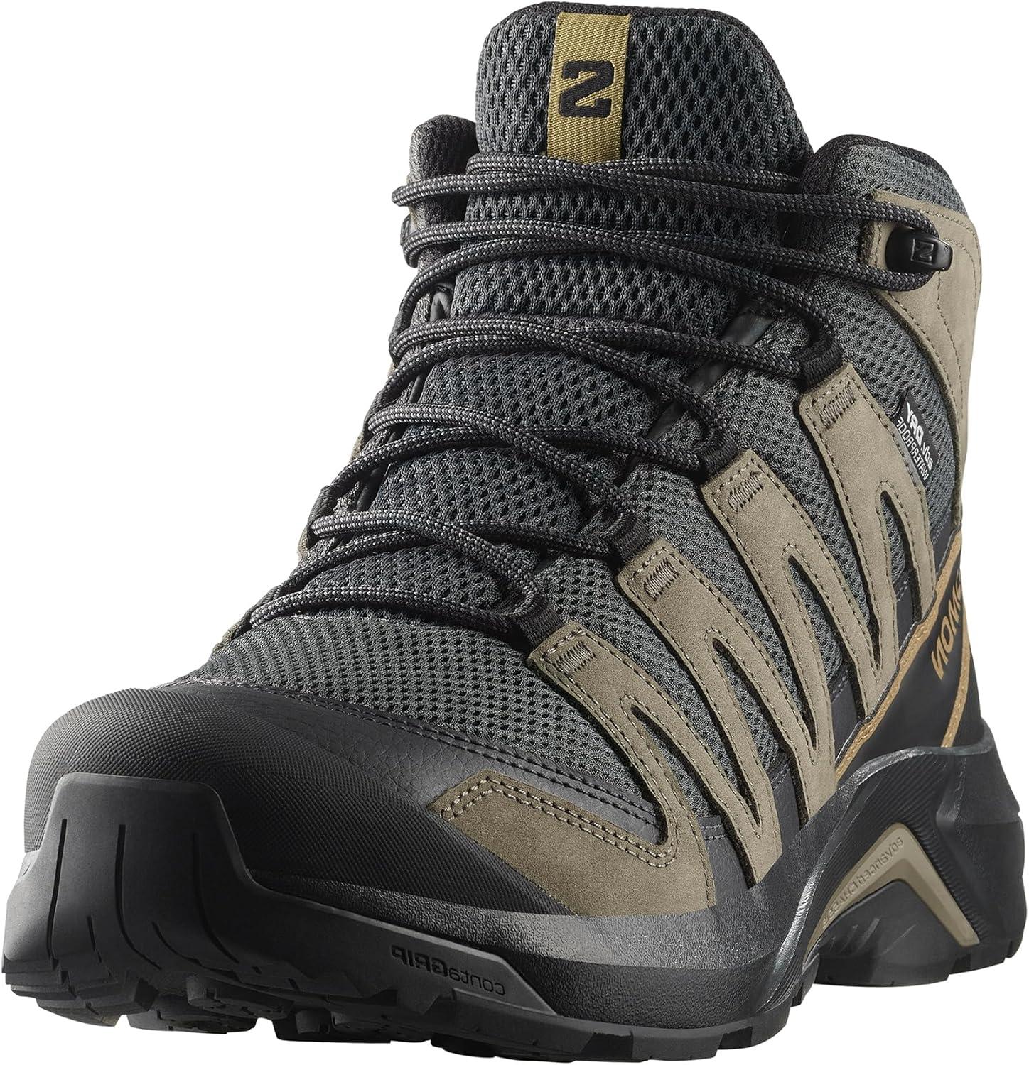 image:imageSalomon Mens XAdventure Recon Mid GoreTex Hiking Shoe Waterproof Stability for Rugged Hiking Trails amp AllWeather TrekkingAsphaltFalconCoyote Brown