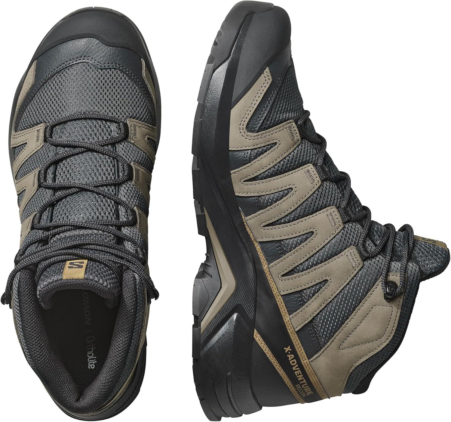 image:imageSalomon Mens XAdventure Recon Mid GoreTex Hiking Shoe Waterproof Stability for Rugged Hiking Trails amp AllWeather TrekkingAsphaltFalconCoyote Brown