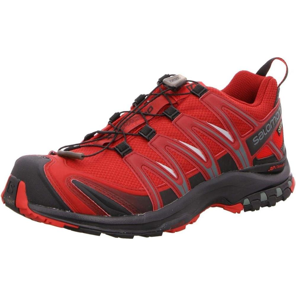 image:imageSalomon Mens XA PRO 3D GoreTex Waterproof Trail Running ShoesRed Red Dahlia Black Barbados Cherry