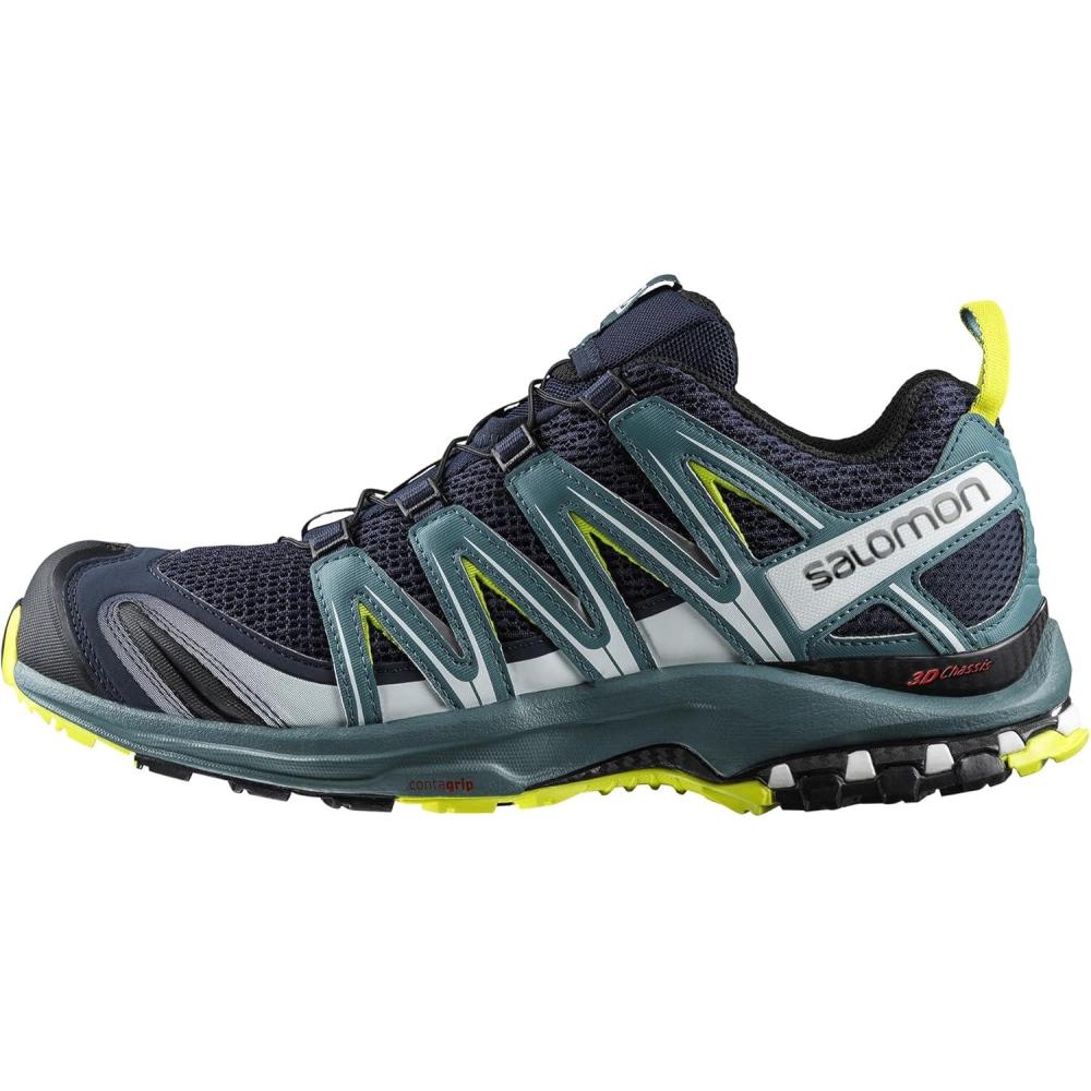 image:imageSalomon Mens XA PRO 3D Trail Running Shoes for MenNavy BlazerHydroEvening Primrose