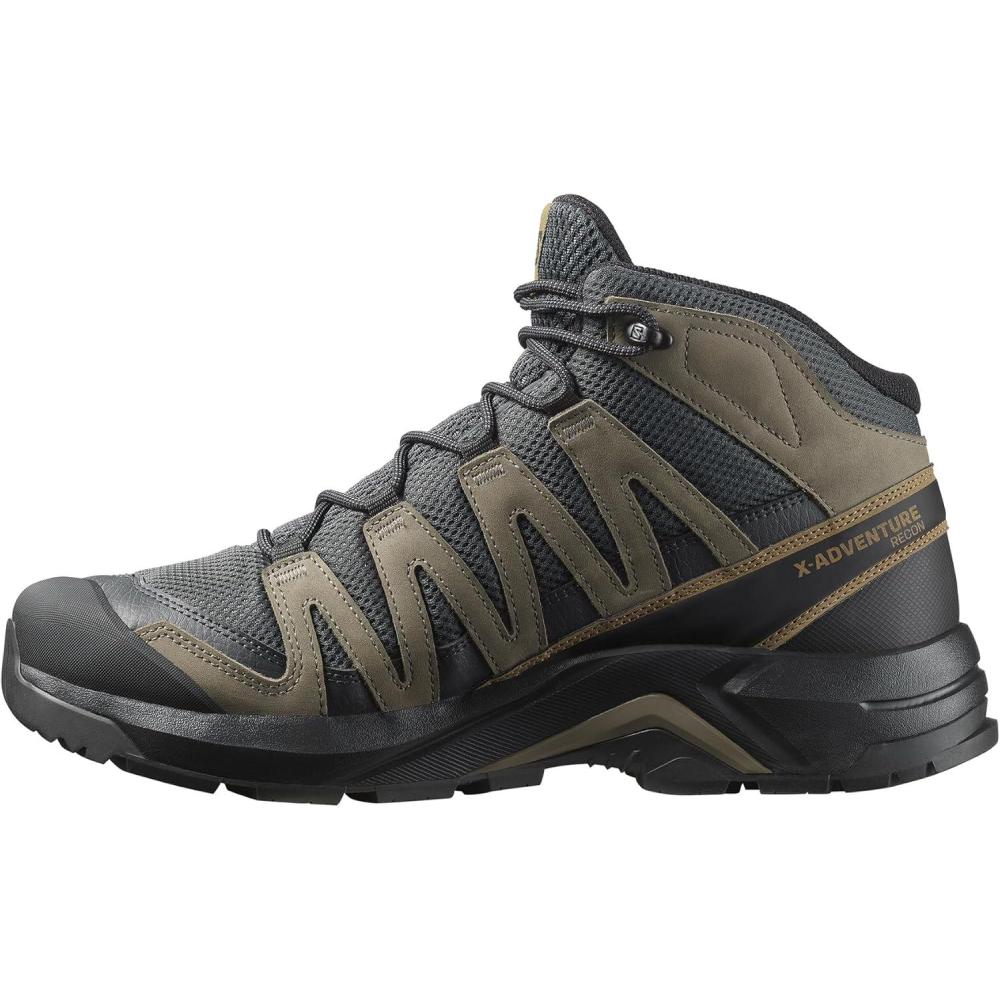 image:imageSalomon Mens XAdventure Recon Mid GoreTex Hiking Shoe Waterproof Stability for Rugged Hiking Trails amp AllWeather TrekkingAsphaltFalconCoyote Brown