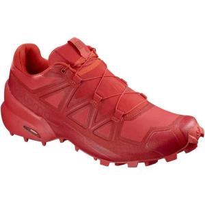 Salomon Men’s Speedcross Trail Running Shoes(Red High Risk Red Barbados Cherry Beard)