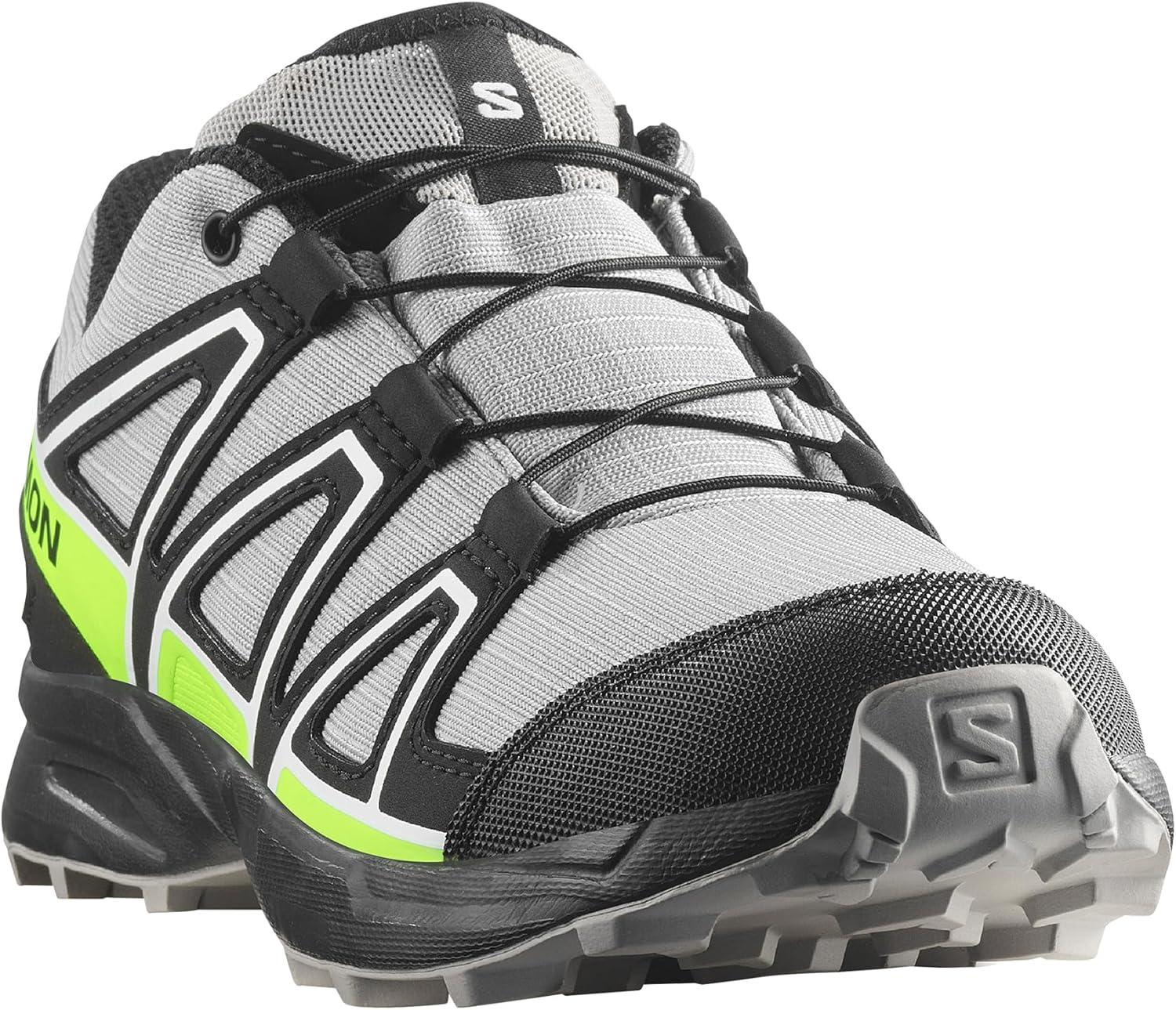 image:imageSalomon Junior SPEEDCROSS CLIMASALOMON WATERPROOF Outdoor Shoes for KidsAlloyBlackGreen Gecko