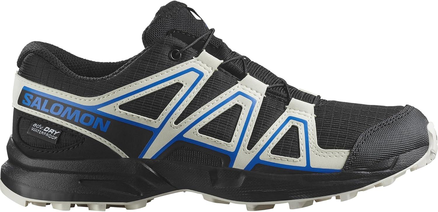 image:imageSalomon Junior SPEEDCROSS CLIMASALOMON WATERPROOF Outdoor Shoes for KidsBlackVanilla IceFrench Blue