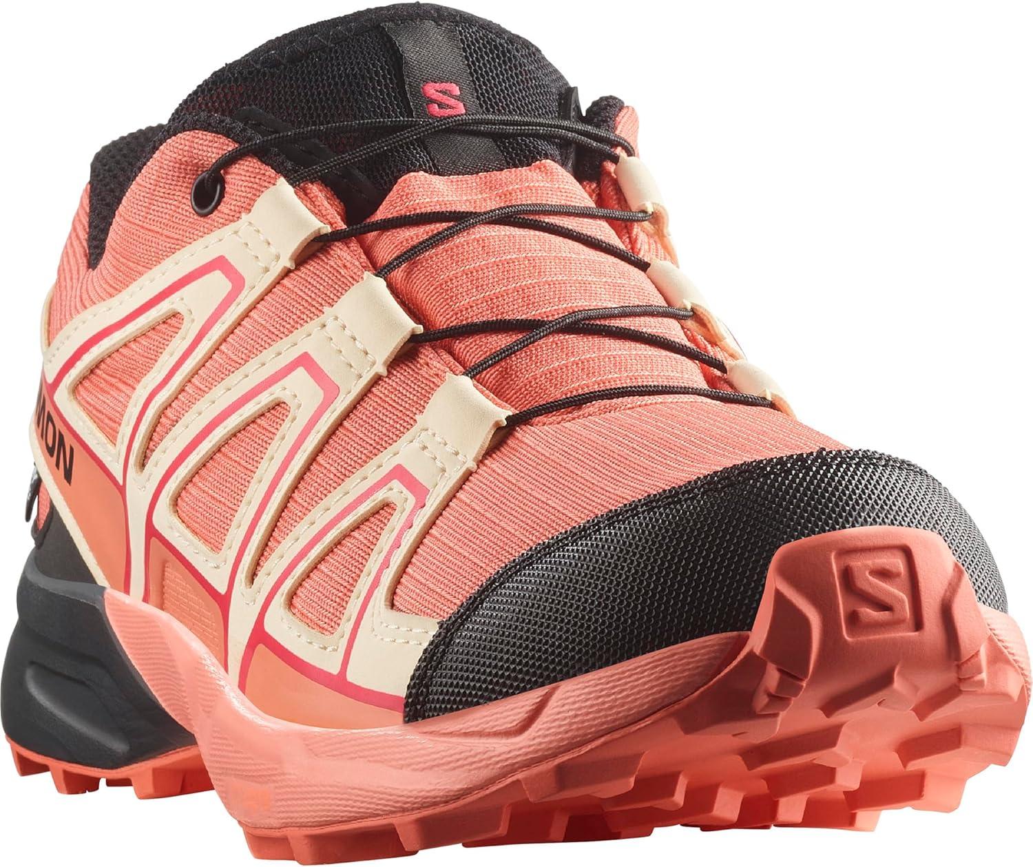 image:imageSalomon Junior SPEEDCROSS CLIMASALOMON WATERPROOF Outdoor Shoes for KidsEmberglowTender PeachFusion Coral