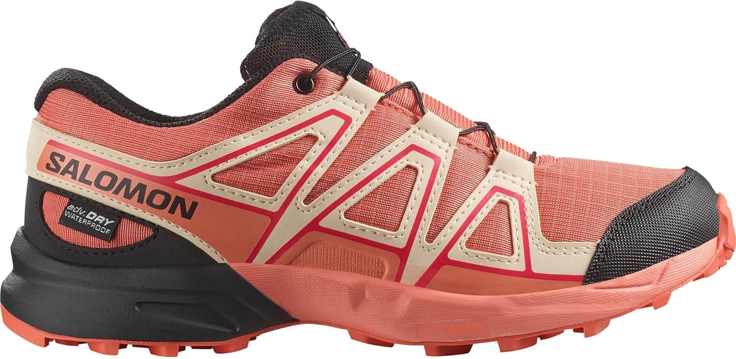 image:imageSalomon Junior SPEEDCROSS CLIMASALOMON WATERPROOF Outdoor Shoes for KidsEmberglowTender PeachFusion Coral