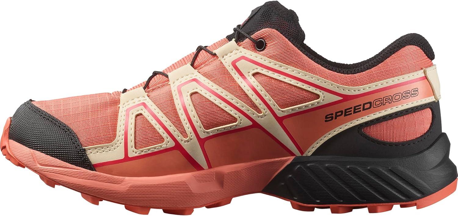 image:imageSalomon Junior SPEEDCROSS CLIMASALOMON WATERPROOF Outdoor Shoes for KidsEmberglowTender PeachFusion Coral