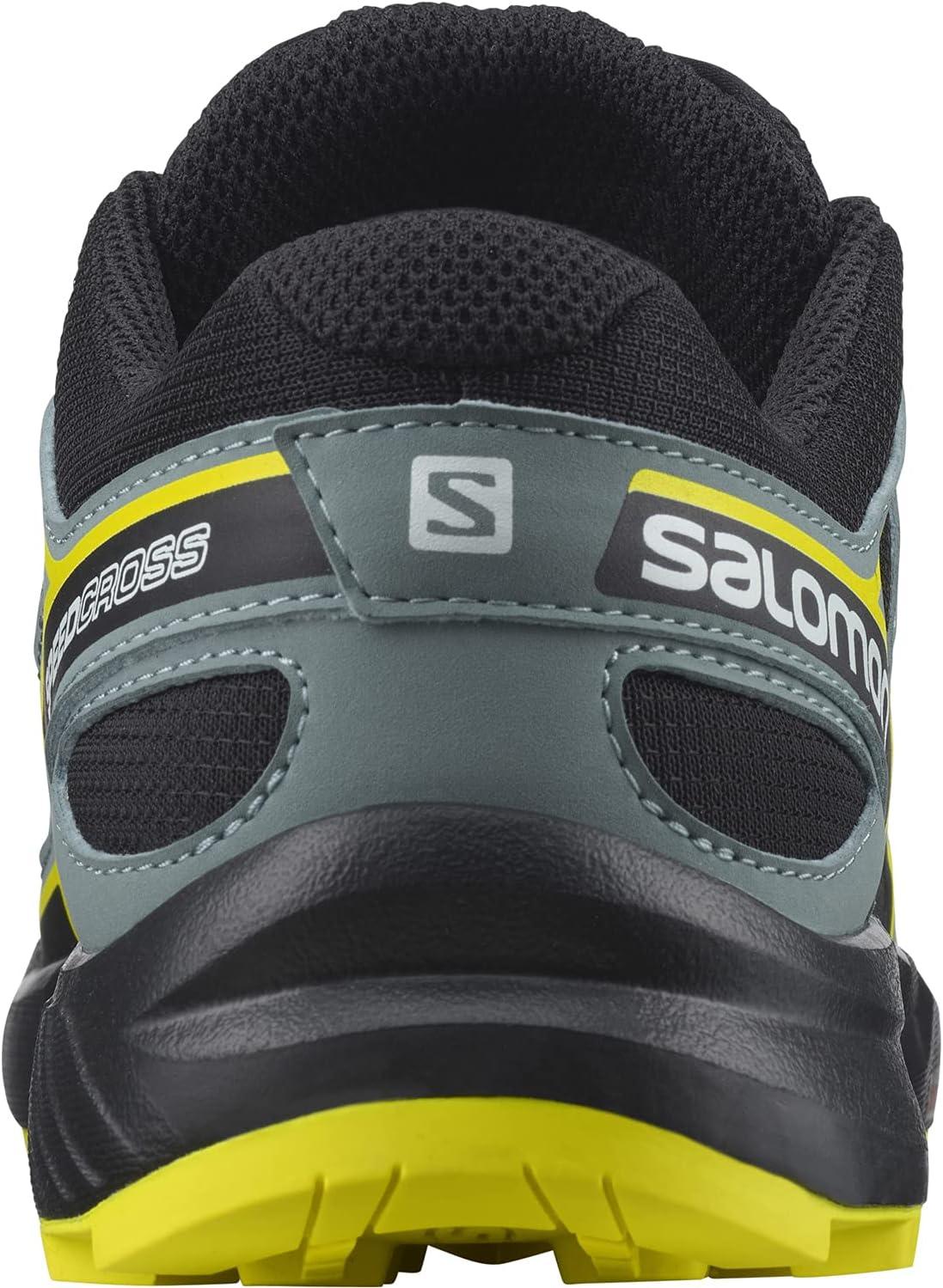 image:imageSalomon Kids Speedcross J Unisex Trail Running ShoeBlackBlackEvening Primrose
