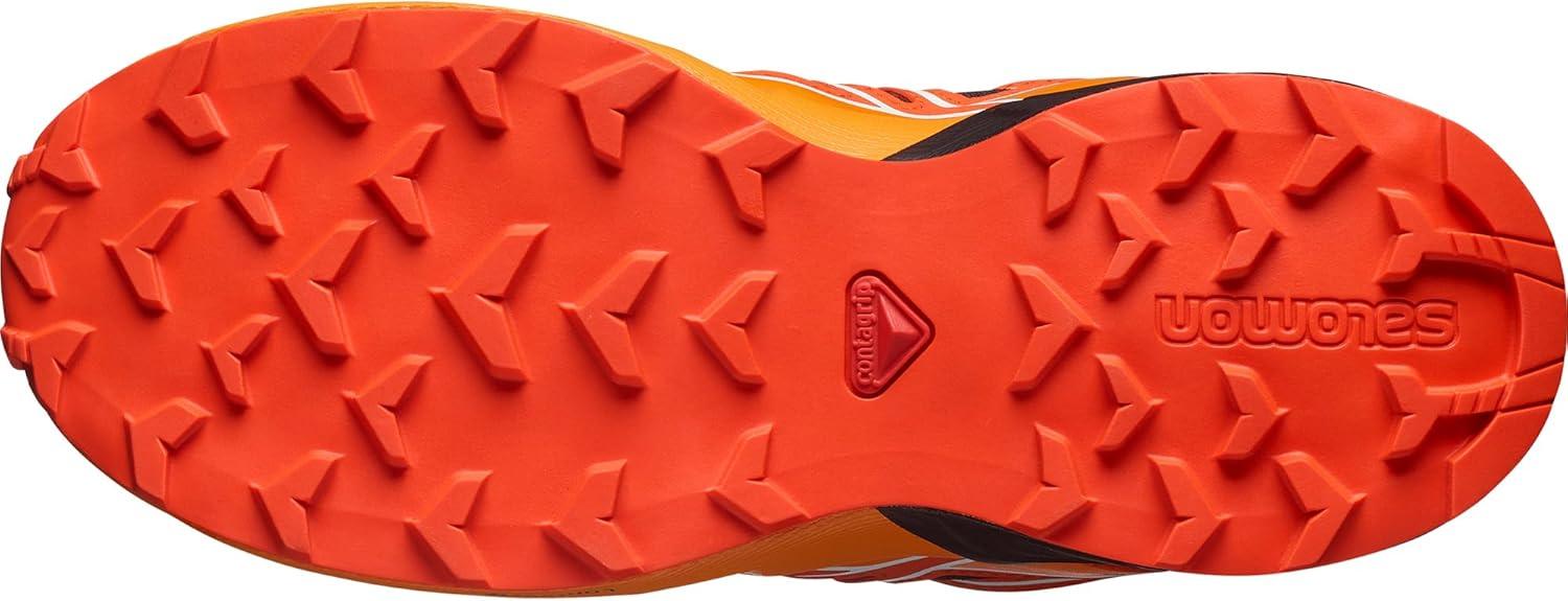 image:imageSalomon Kids Speedcross J Unisex Trail Running ShoeBlackCherry TomatoTurmeric