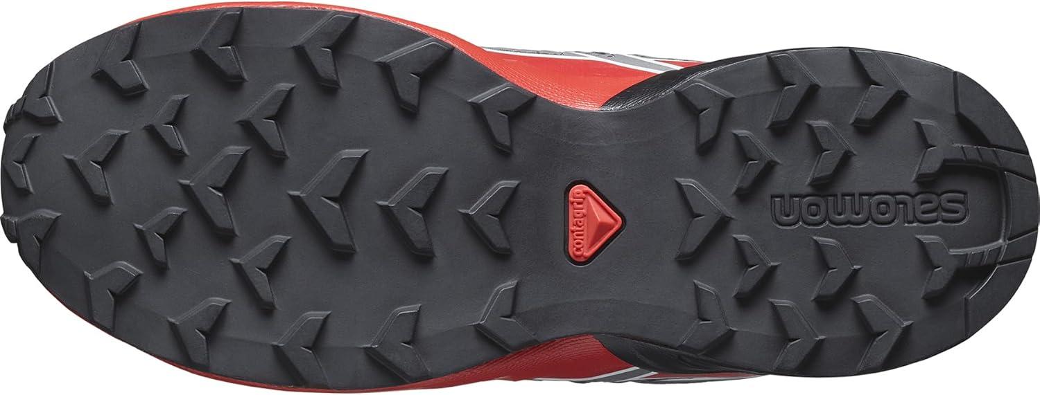 image:imageSalomon Kids Speedcross J Unisex Trail Running ShoeBlackQuiet ShadeHigh Risk Red
