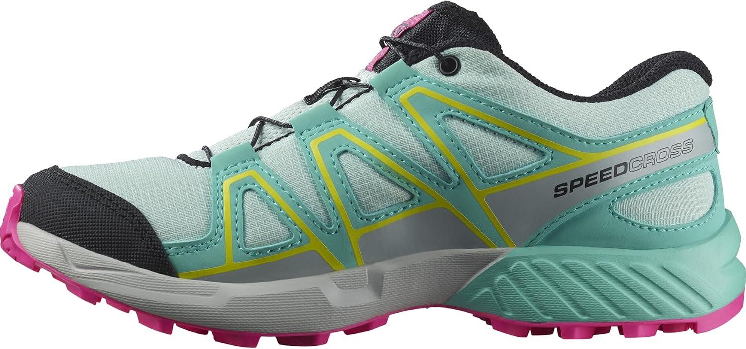 image:imageSalomon Kids Speedcross J Unisex Trail Running ShoeBleached AquaBlue RadianceLunar Rock
