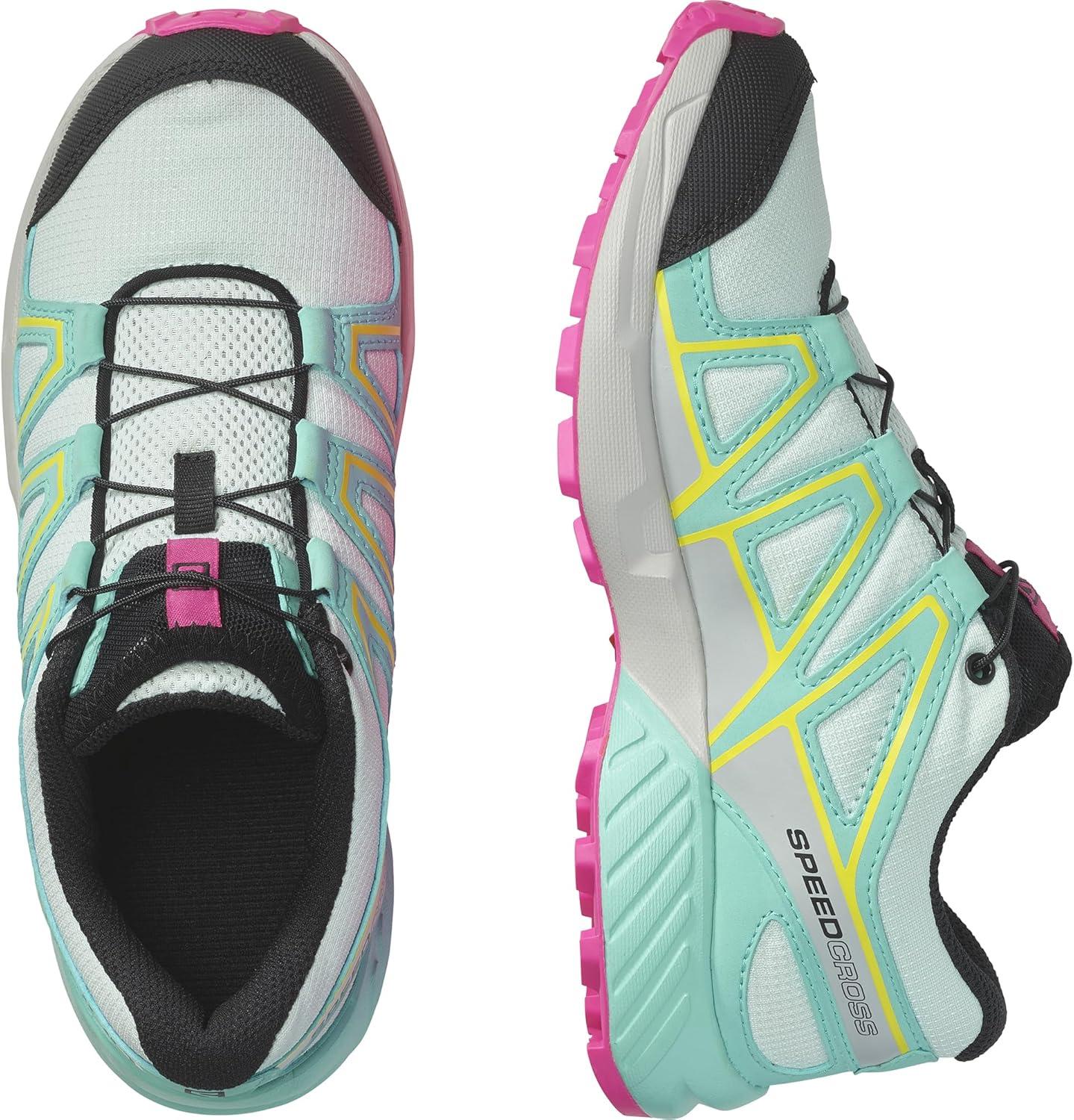 image:imageSalomon Kids Speedcross J Unisex Trail Running ShoeBleached AquaBlue RadianceLunar Rock