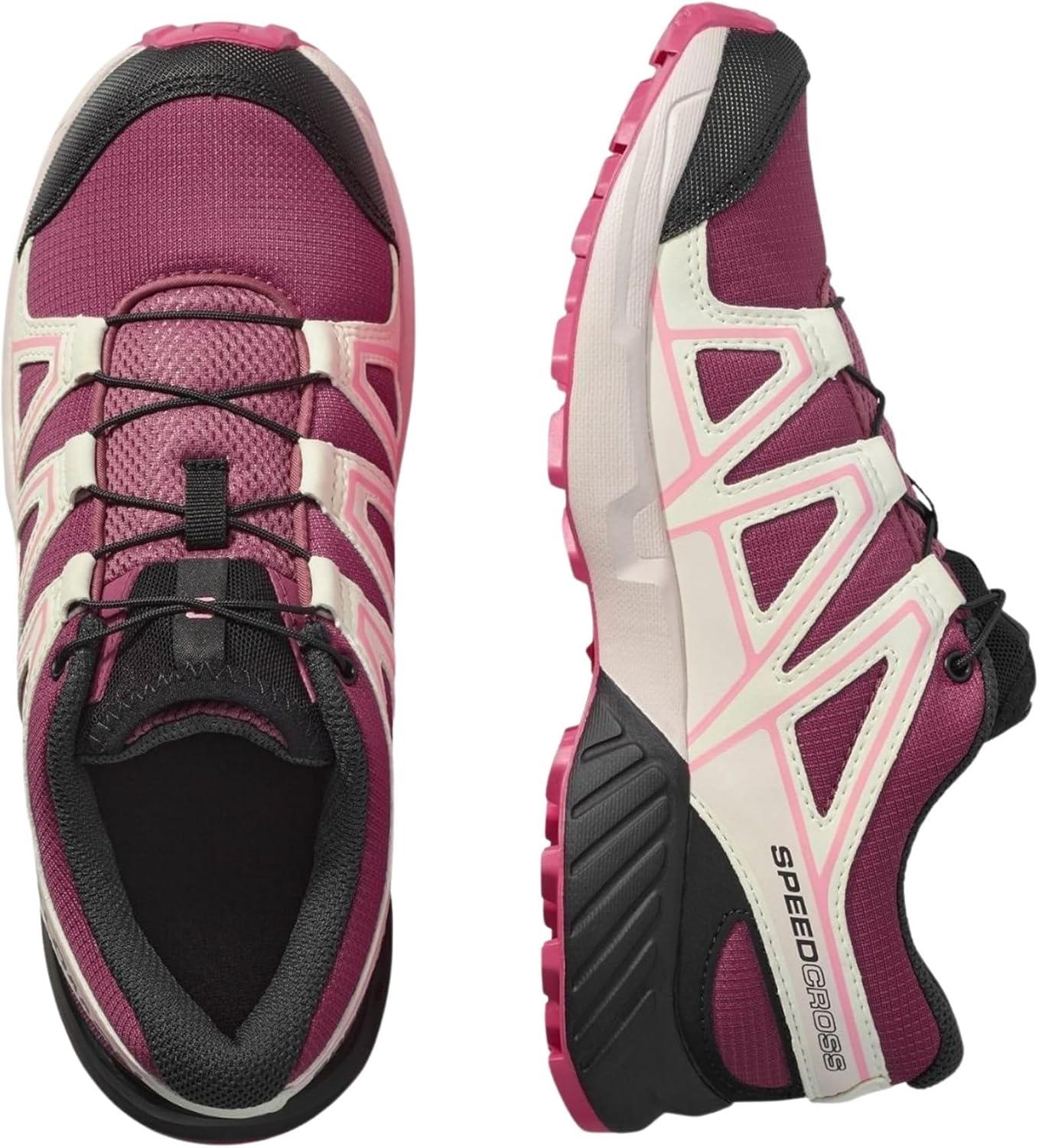 image:imageSalomon Kids Speedcross J Unisex Trail Running ShoeNocturneHushed VioletRouge Red