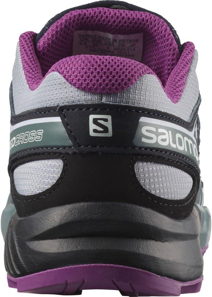 image:imageSalomon Kids Speedcross J Unisex Trail Running ShoeQuarryBlackSparkling Grape