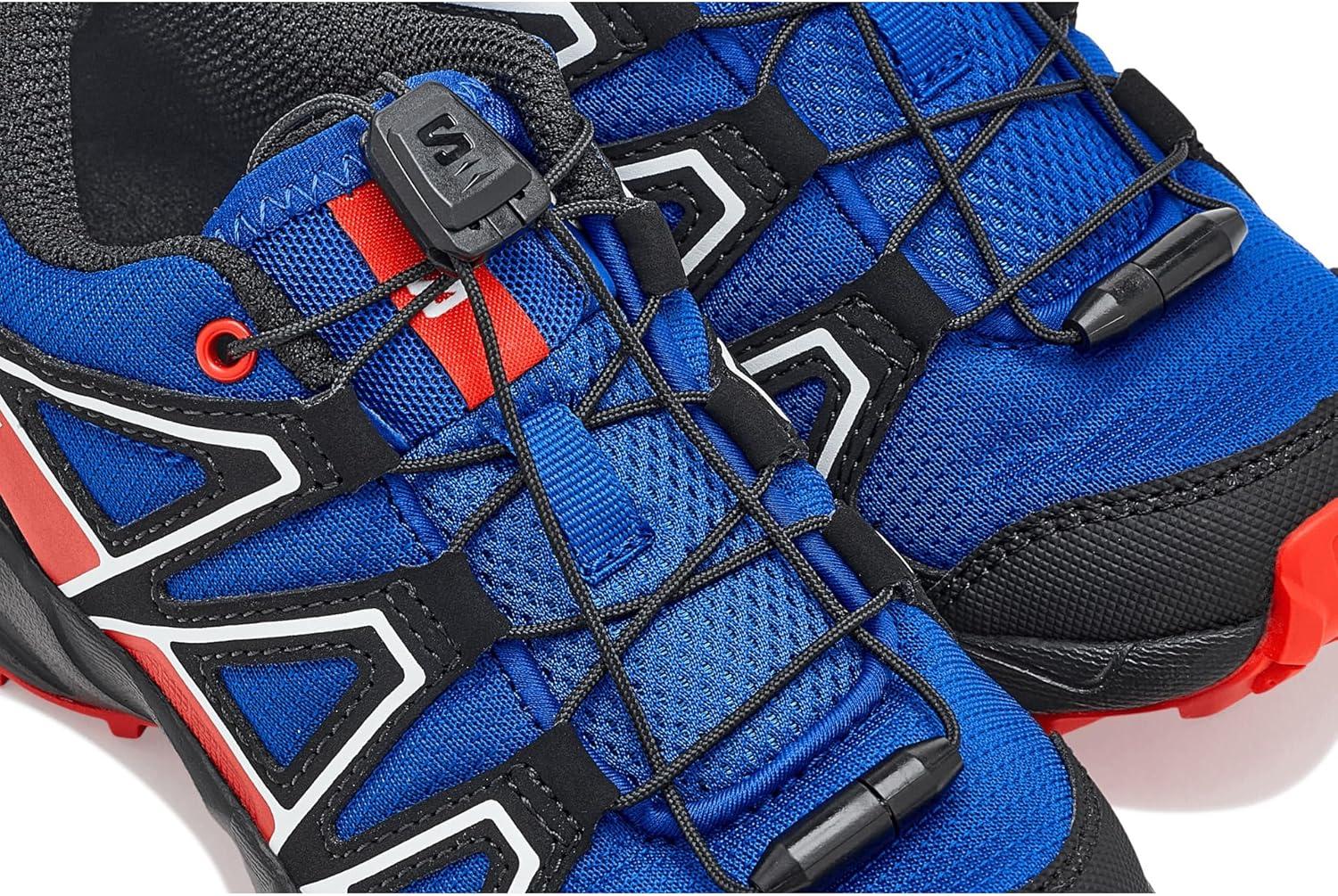 image:imageSalomon Kids Speedcross J Unisex Trail Running ShoeSurf the WebFiery RedBlack