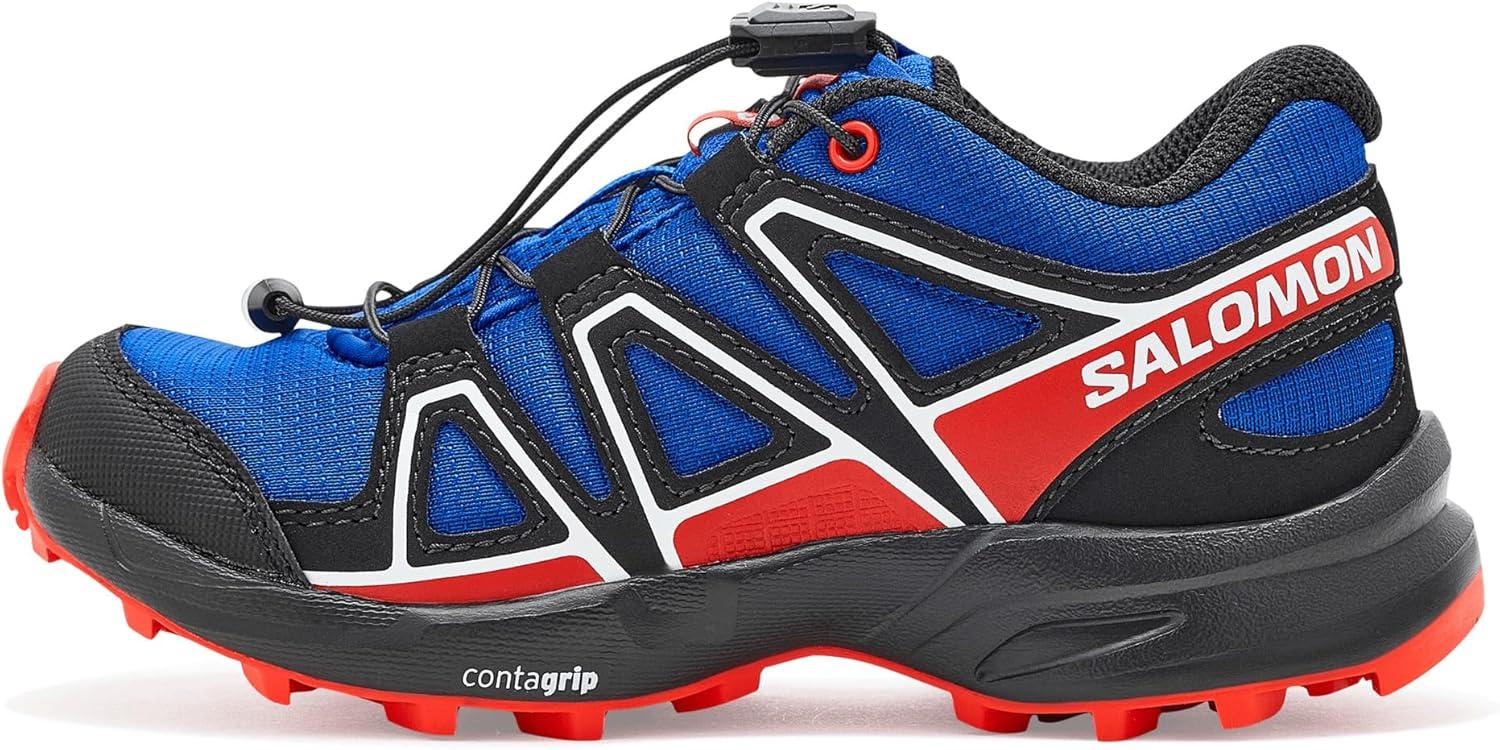 image:imageSalomon Kids Speedcross J Unisex Trail Running ShoeSurf the WebFiery RedBlack