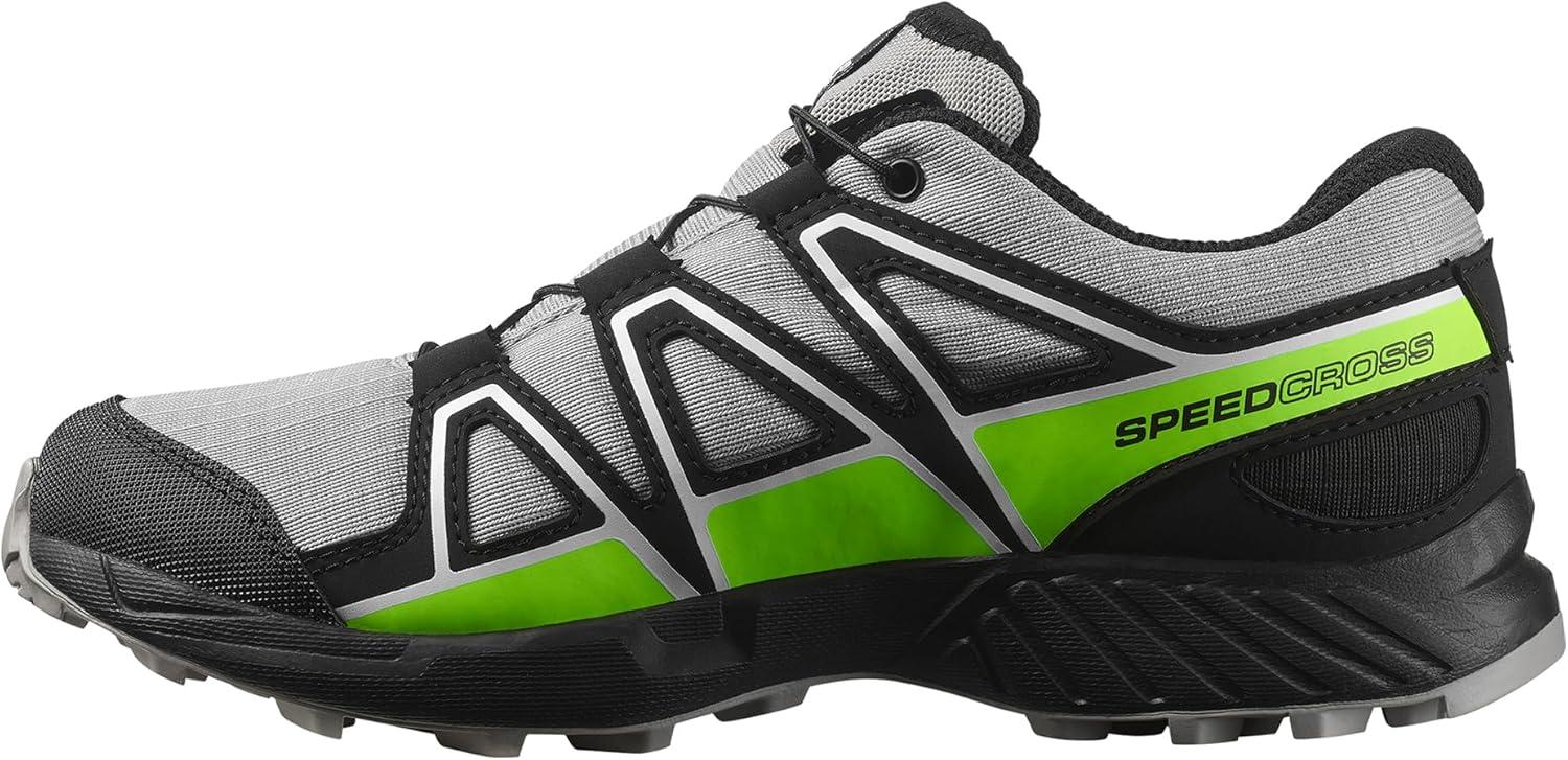 image:imageSalomon SPEEDCROSS CLIMASALOMON WATERPROOF Shoes for KidsAlloyBlackGreen Gecko