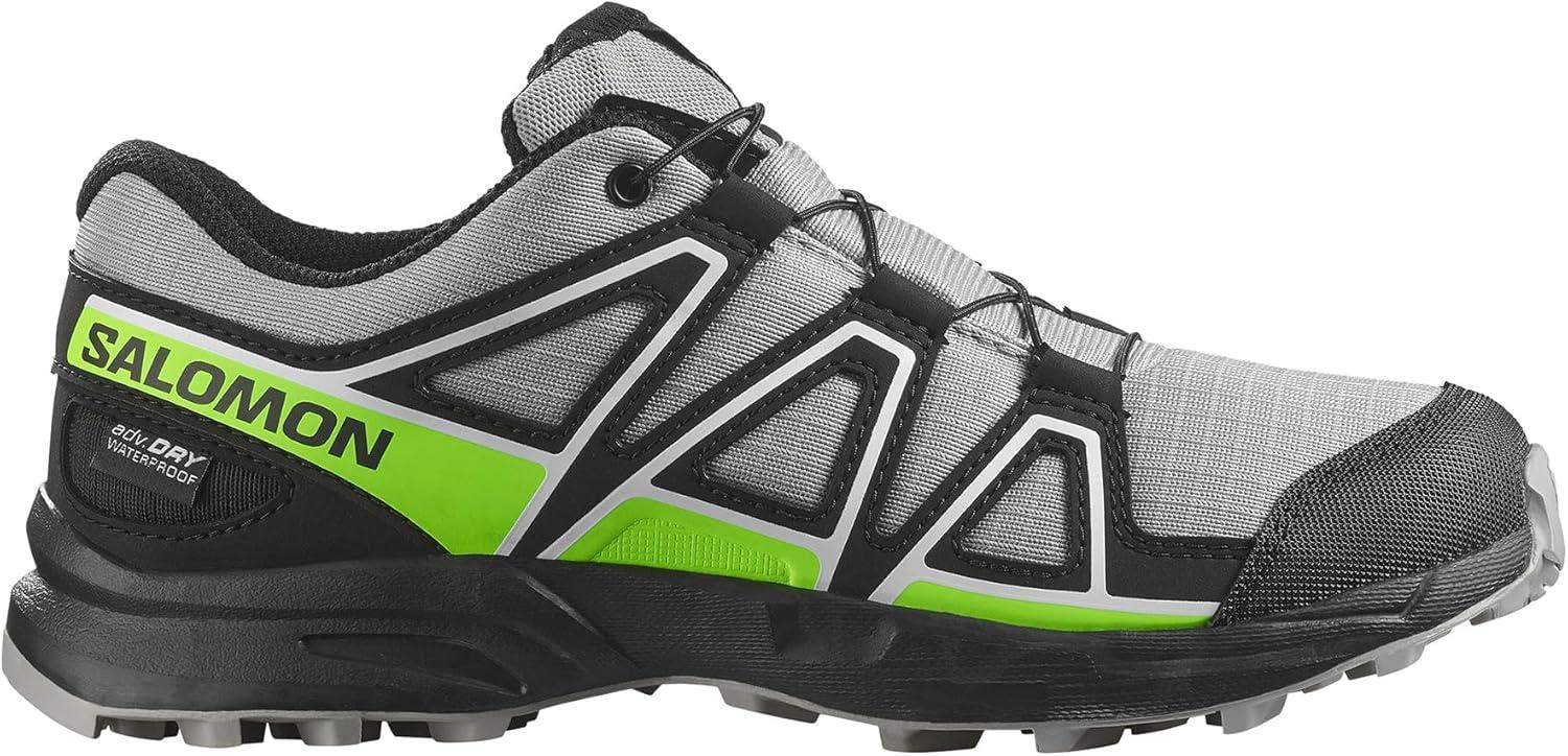 image:imageSalomon SPEEDCROSS CLIMASALOMON WATERPROOF Shoes for KidsAlloyBlackGreen Gecko