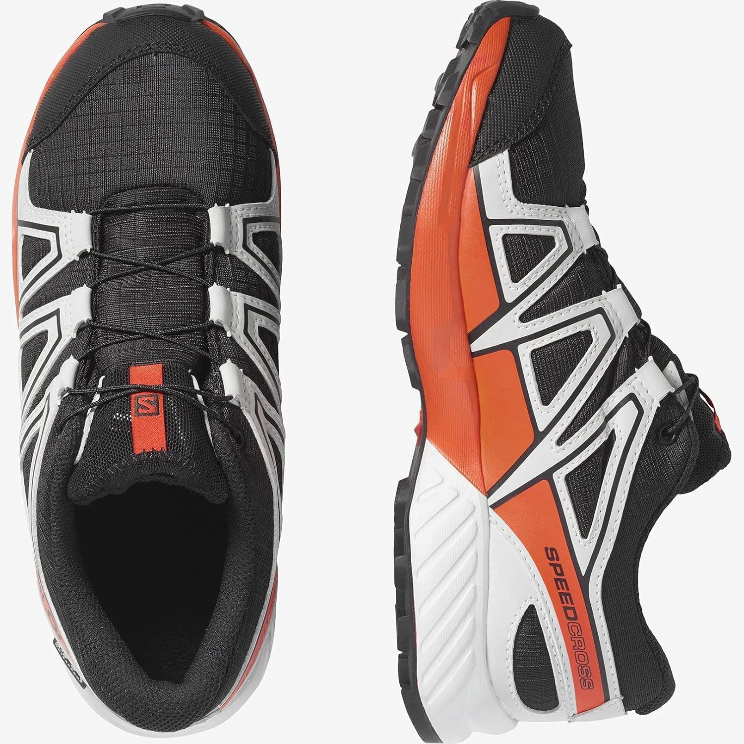 image:imageSalomon SPEEDCROSS CLIMASALOMON WATERPROOF Shoes for KidsBlackLunar RockCherry Tomato