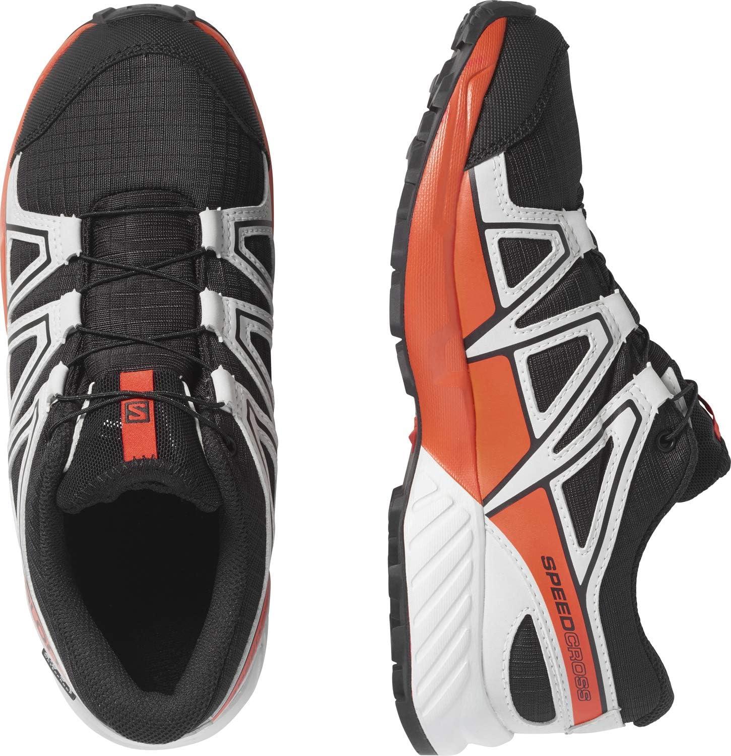 image:imageSalomon SPEEDCROSS CLIMASALOMON WATERPROOF Shoes for KidsBlackLunar RockCherry Tomato