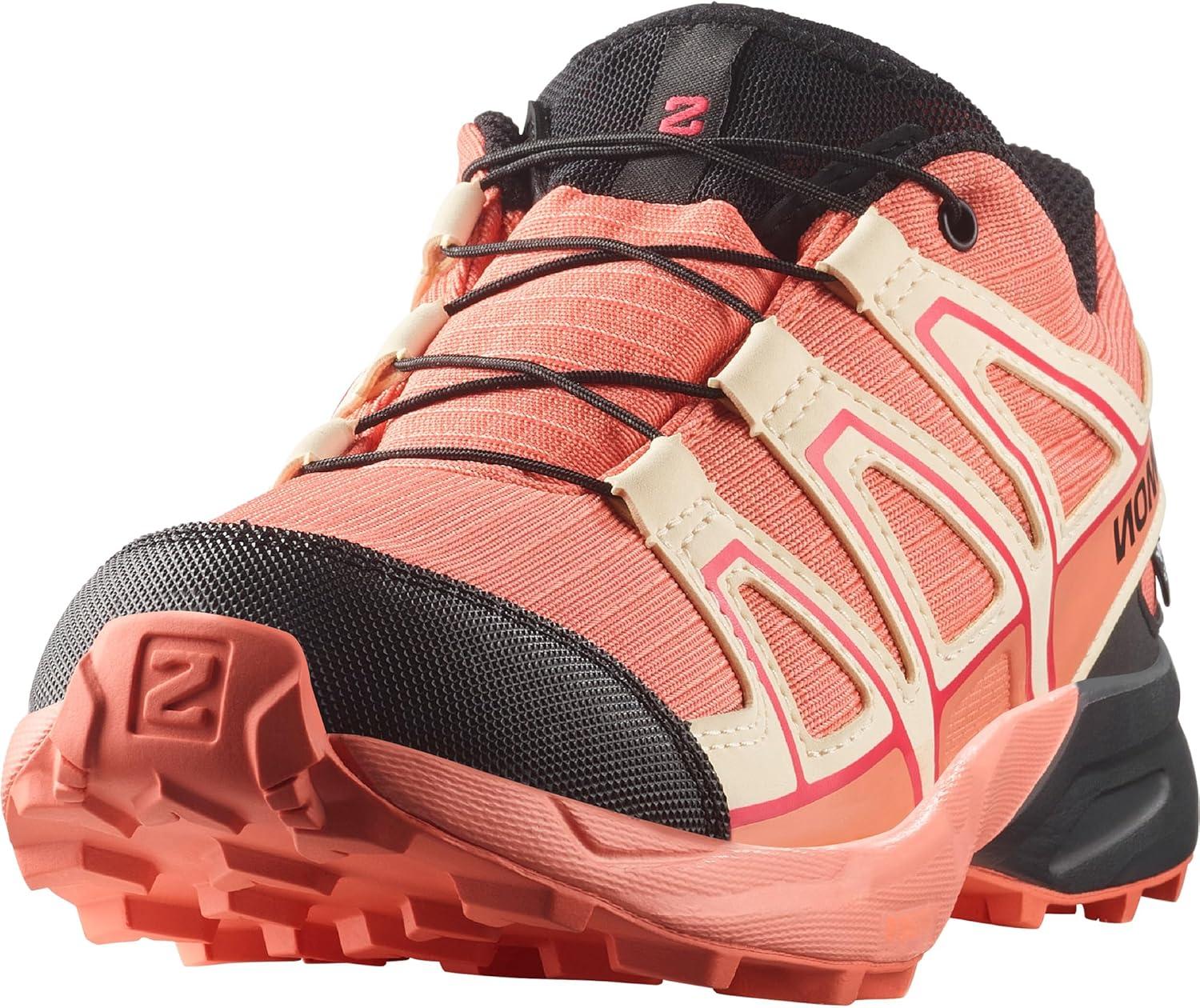 image:imageSalomon SPEEDCROSS CLIMASALOMON WATERPROOF Shoes for KidsEmberglowTender PeachFusion Coral