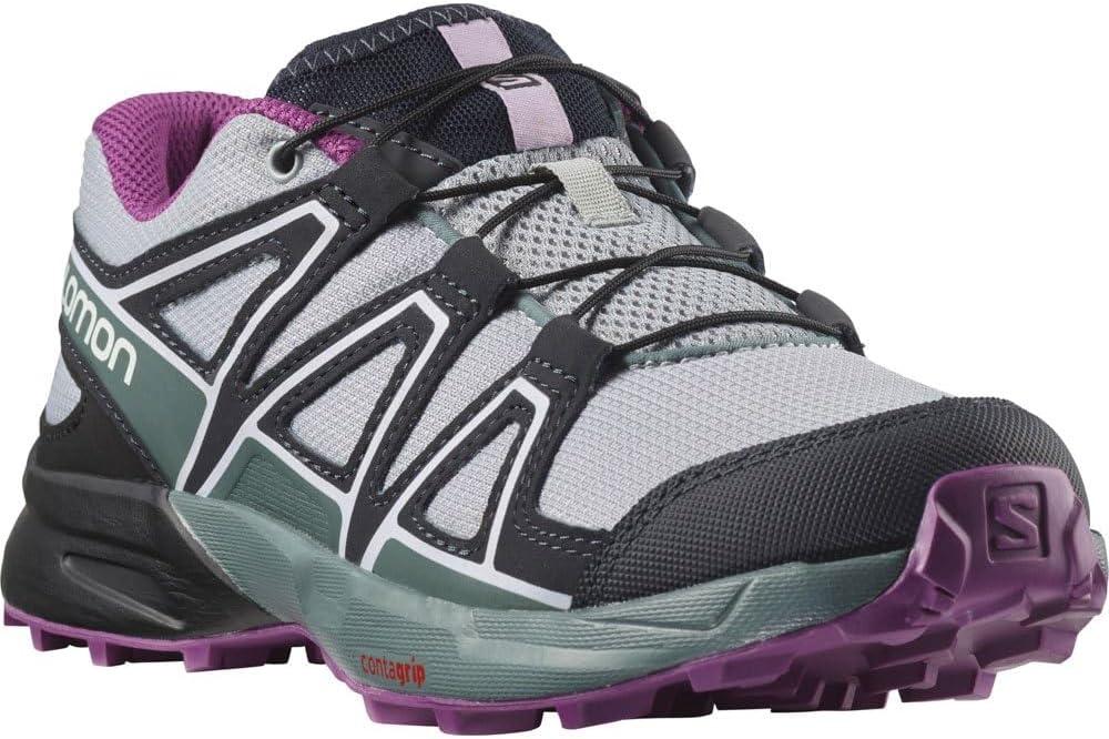 image:imageSalomon SPEEDCROSS CLIMASALOMON WATERPROOF Shoes for KidsQuarryBlackSparkling Grape