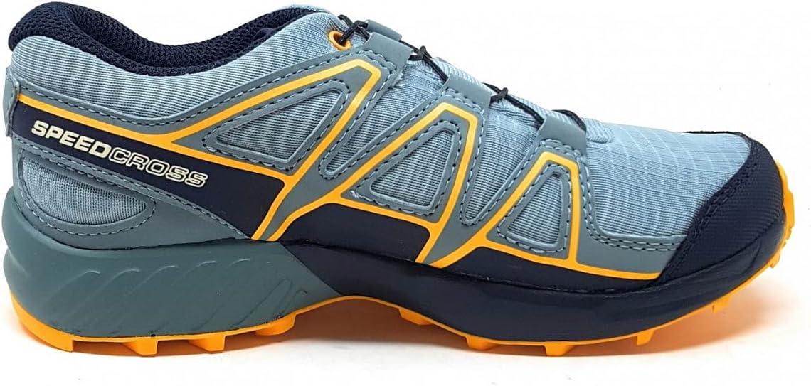 image:imageSalomon SPEEDCROSS CLIMASALOMON WATERPROOF Shoes for KidsSlateNight SkySaffron