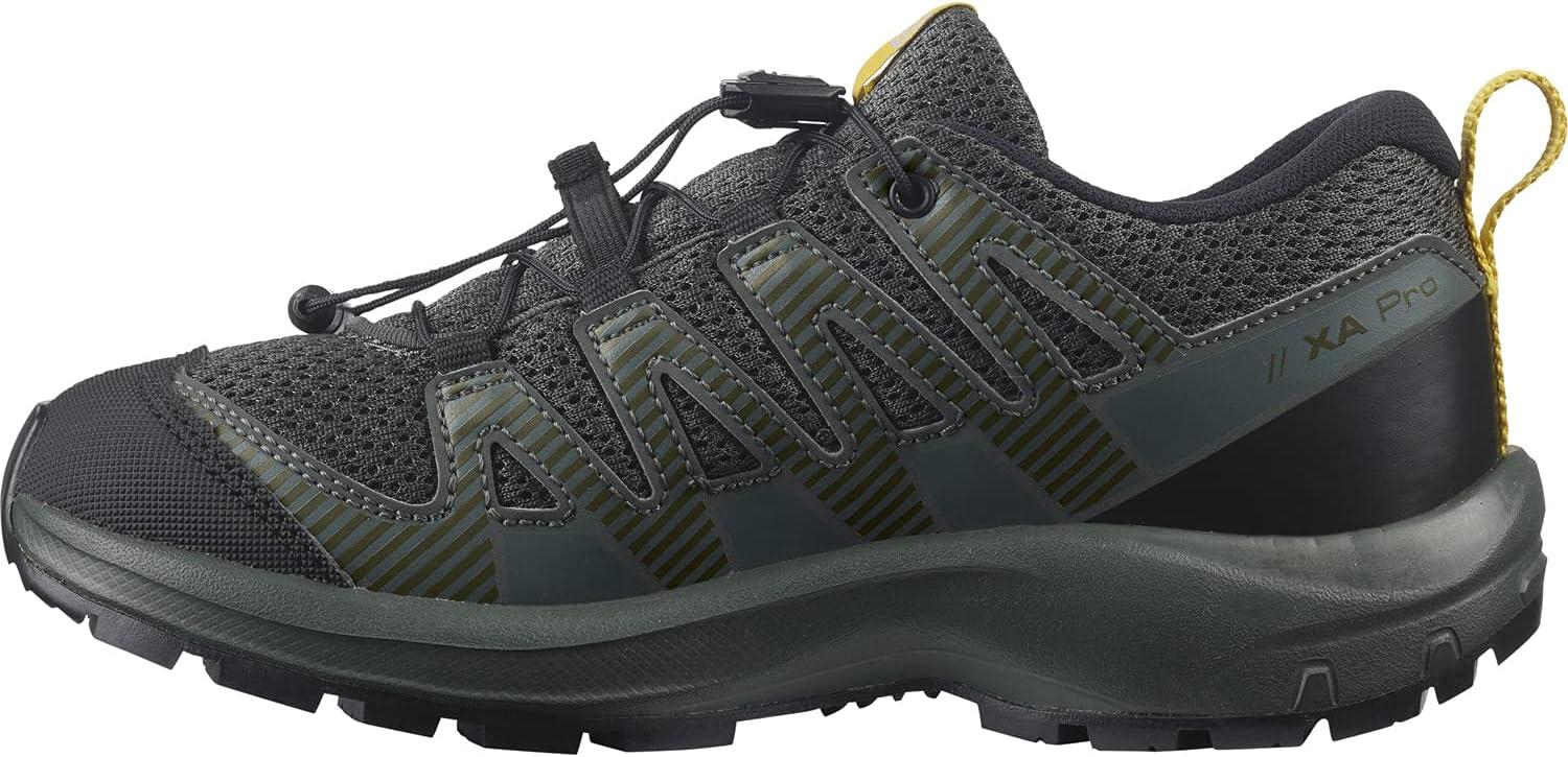 image:imageSalomon UnisexChild Salomon Kids Xa Pro V8 Trail Running ShoesBlackUrban ChicSulphur
