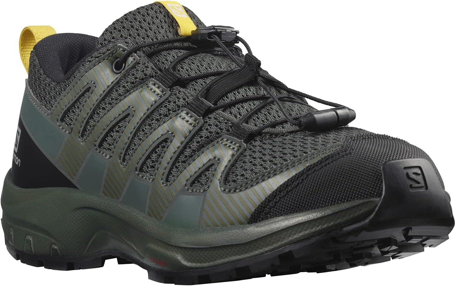 image:imageSalomon UnisexChild Salomon Kids Xa Pro V8 Trail Running ShoesBlackUrban ChicSulphur