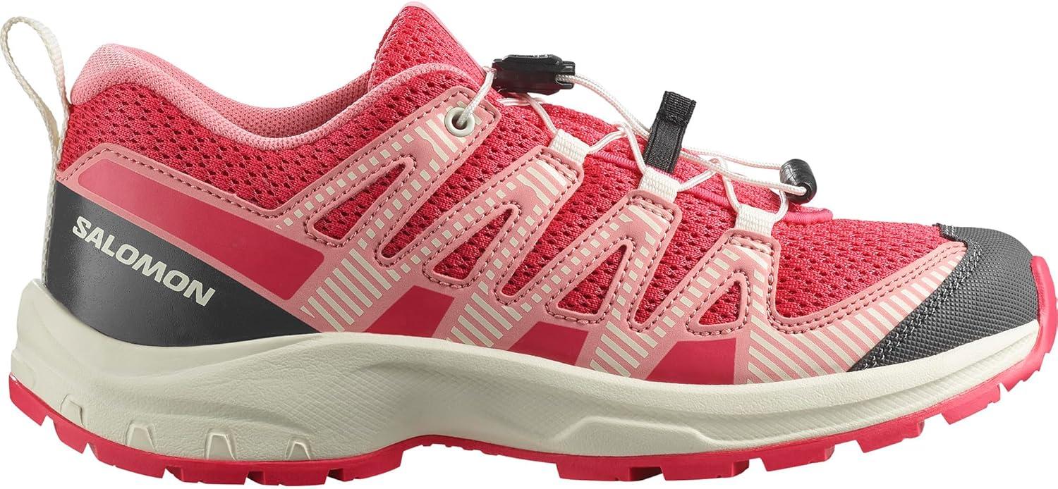 image:imageSalomon UnisexChild Salomon Kids Xa Pro V8 Trail Running ShoesRouge RedAlmond MilkFlamingo Pink