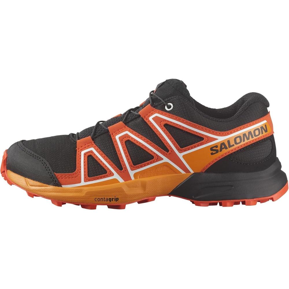 image:imageSalomon Kids Speedcross J Unisex Trail Running ShoeBlackCherry TomatoTurmeric