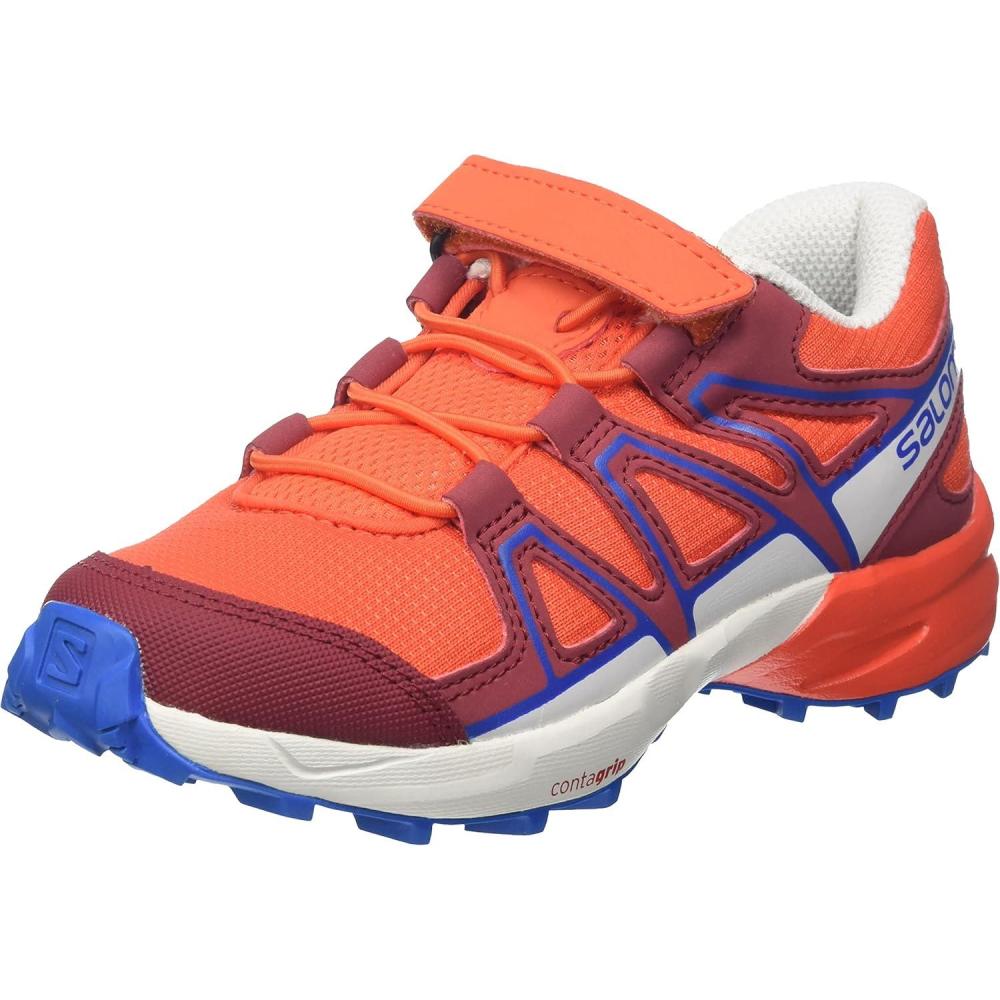 image:imageSalomon Kids Speedcross J Unisex Trail Running ShoeCherry TomatoBiking RedSkydiver