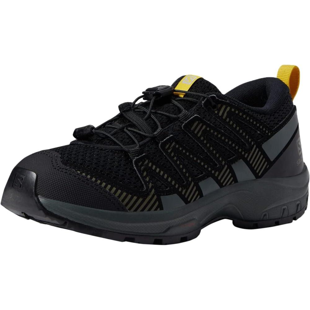 image:imageSalomon UnisexChild Salomon Kids Xa Pro V8 Trail Running ShoesBlackUrban ChicSulphur