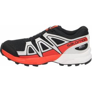 Salomon SPEEDCROSS CLIMASALOMON™ WATERPROOF Shoes for Kids(Black/Lunar Rock/Cherry Tomato)
