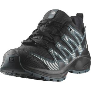 Salomon Unisex Junior’s XA Pro V8 Mid Waterproof Trail Running Shoes for Kids(Black/Phantom/Dark Slate)