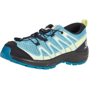 Salomon Unisex-Child Salomon Kids Xa Pro V8 Trail Running Shoes(Delphinium Blue/Black/Charlock)